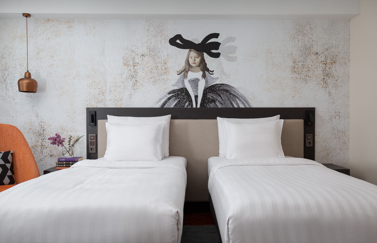 Улучшенный двухместный номер с двумя односпальными кроватями